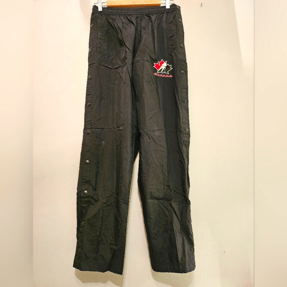 Vintage 1980's Pace Setter Retro Stitched Graphic Pants | Size Large